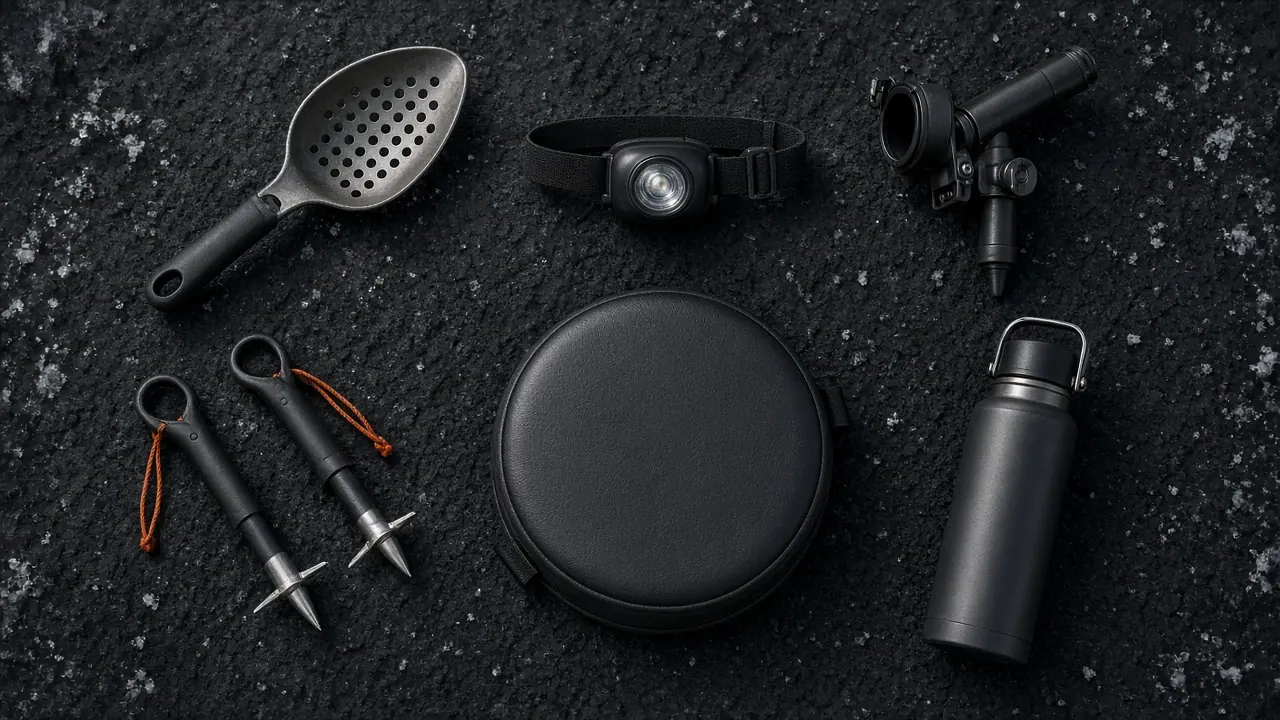 Ice fishing accessories