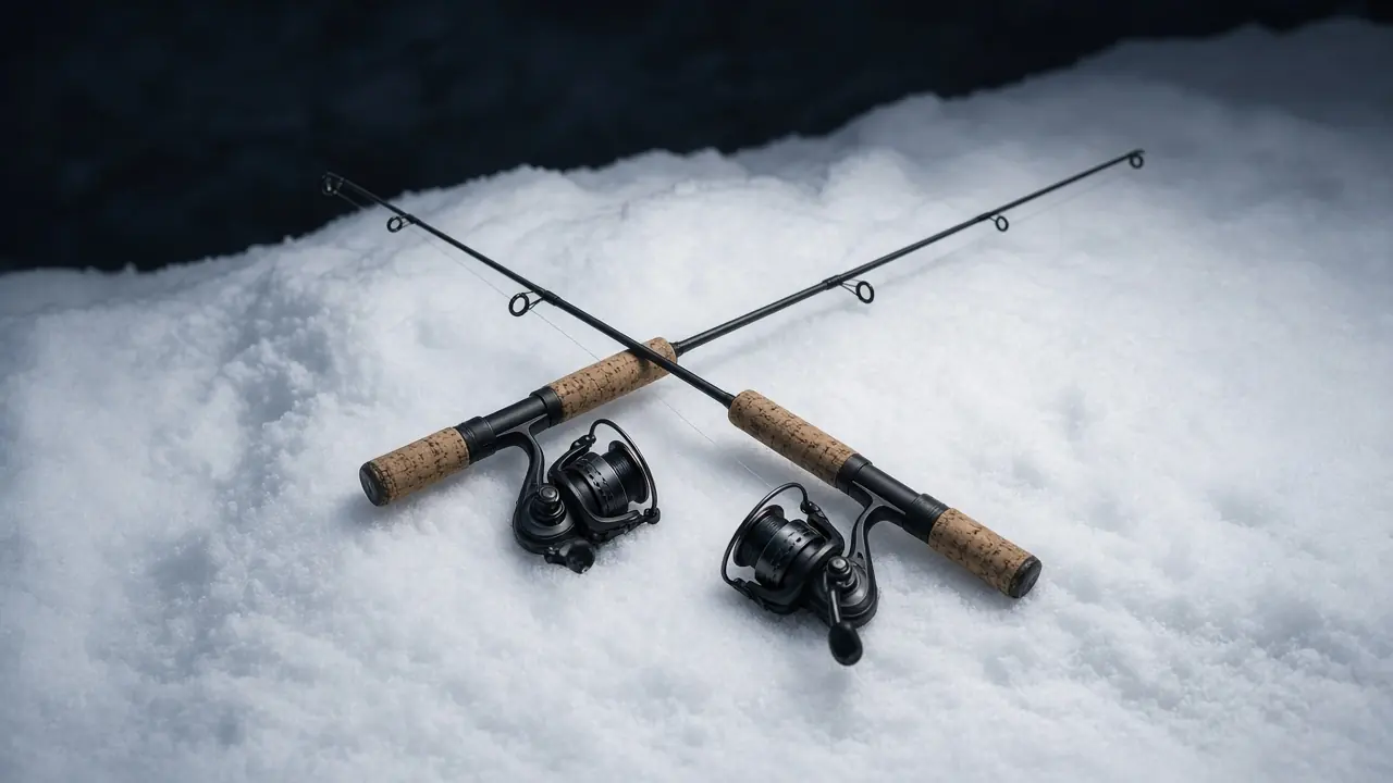 Ice fishing rods & reels
