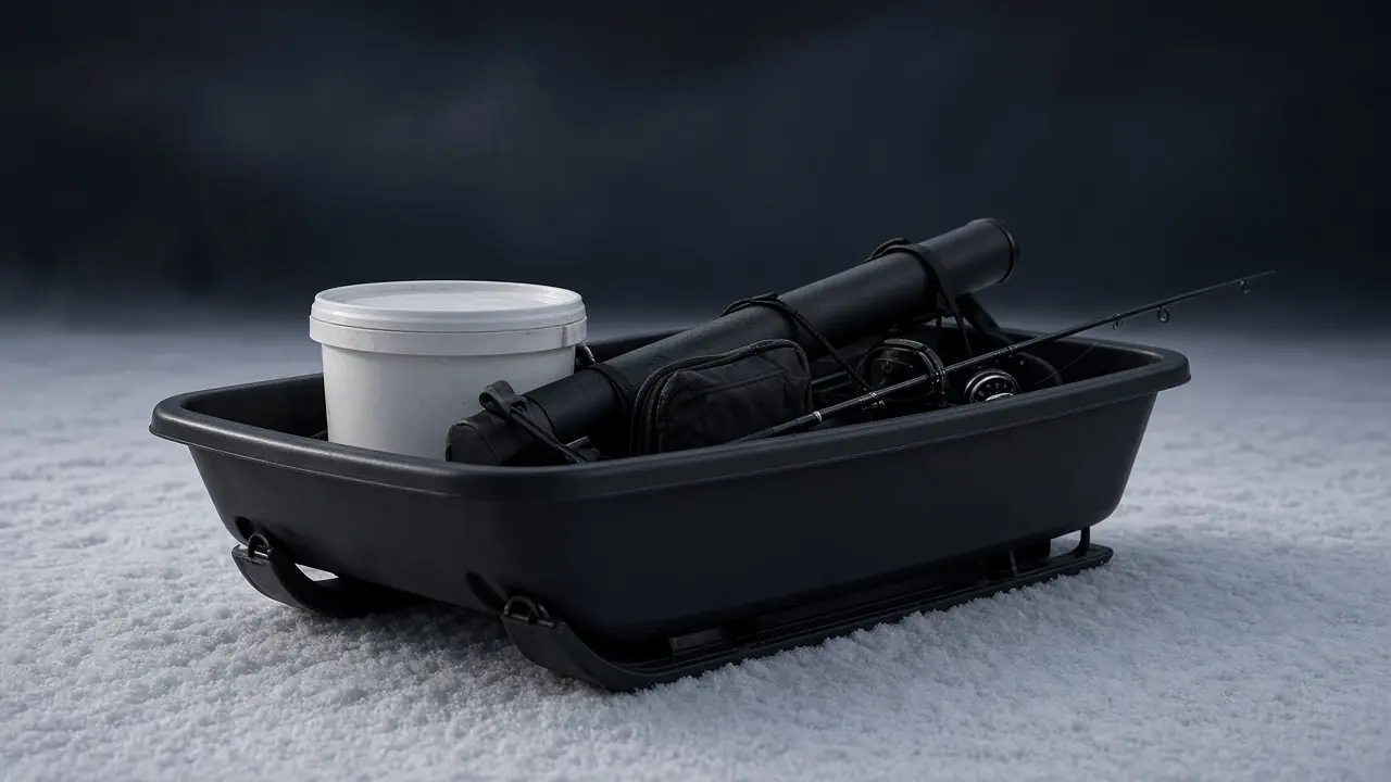 Ice fishing sleds & hauling