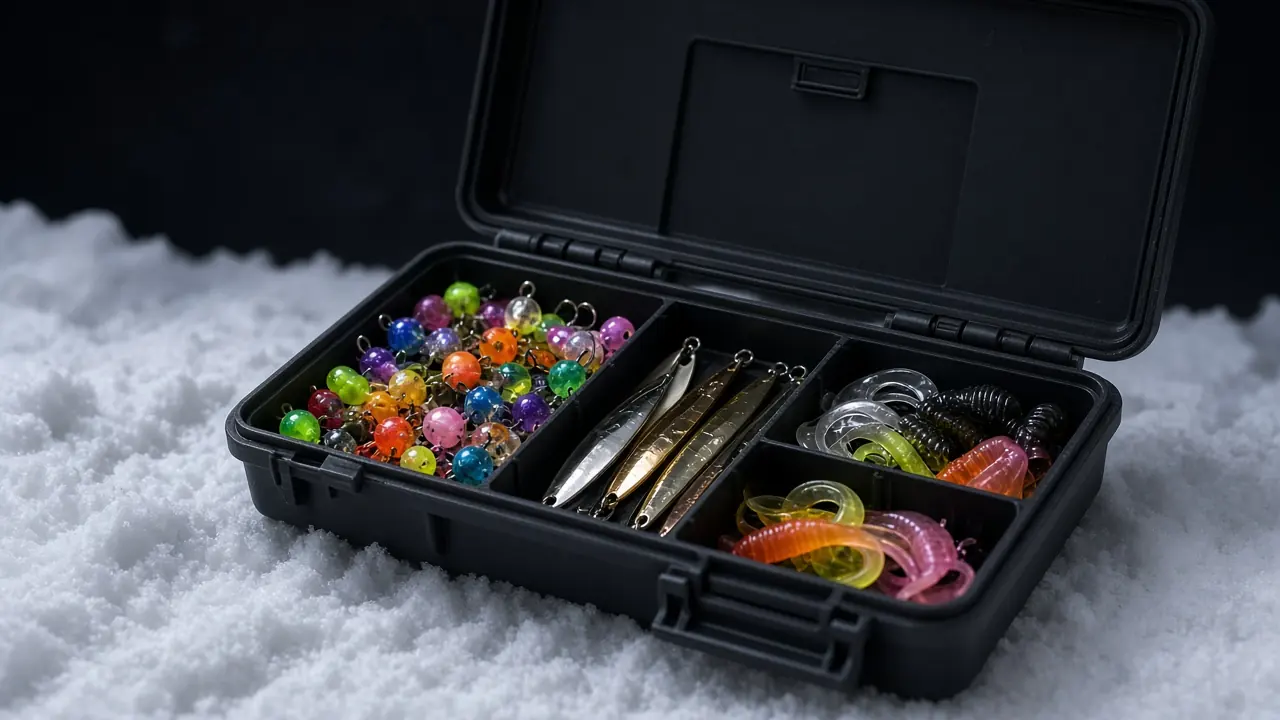 Ice fishing tackle & lures
